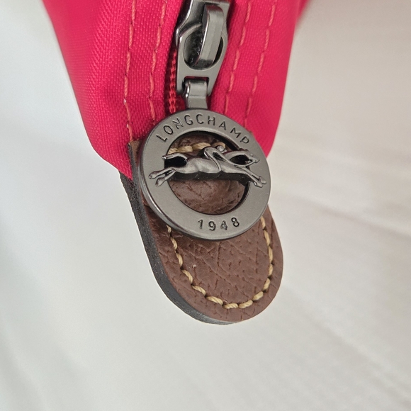 EUC Longchamp Foldable Red Tote Bag - Picture 4 of 11